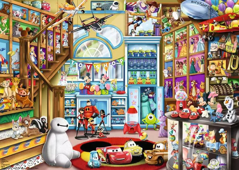Ravensburger - Disney & Pixar Toy Store 1000 Piece Jigsaw Puzzle