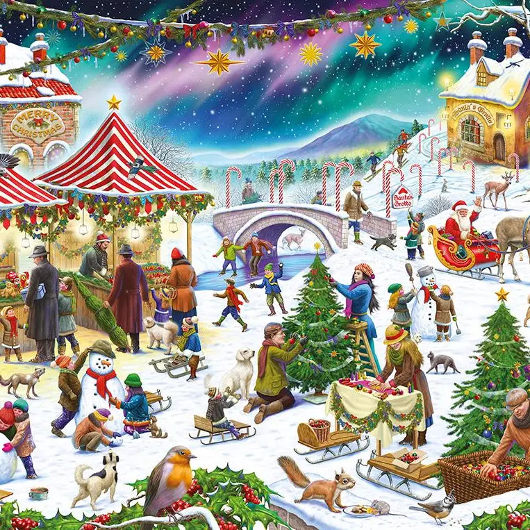 AJP - The Christmas Village Fair 1000 Piece Jigsaw Puzzle