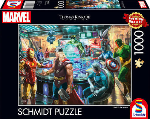 Schmidt - 59958 Kinkade The Avengers 1000 Piece Jigsaw Puzzle image 0
