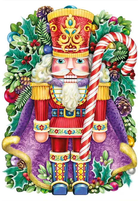 Holiday Nutcracker Large Cracker: 140 Pieces