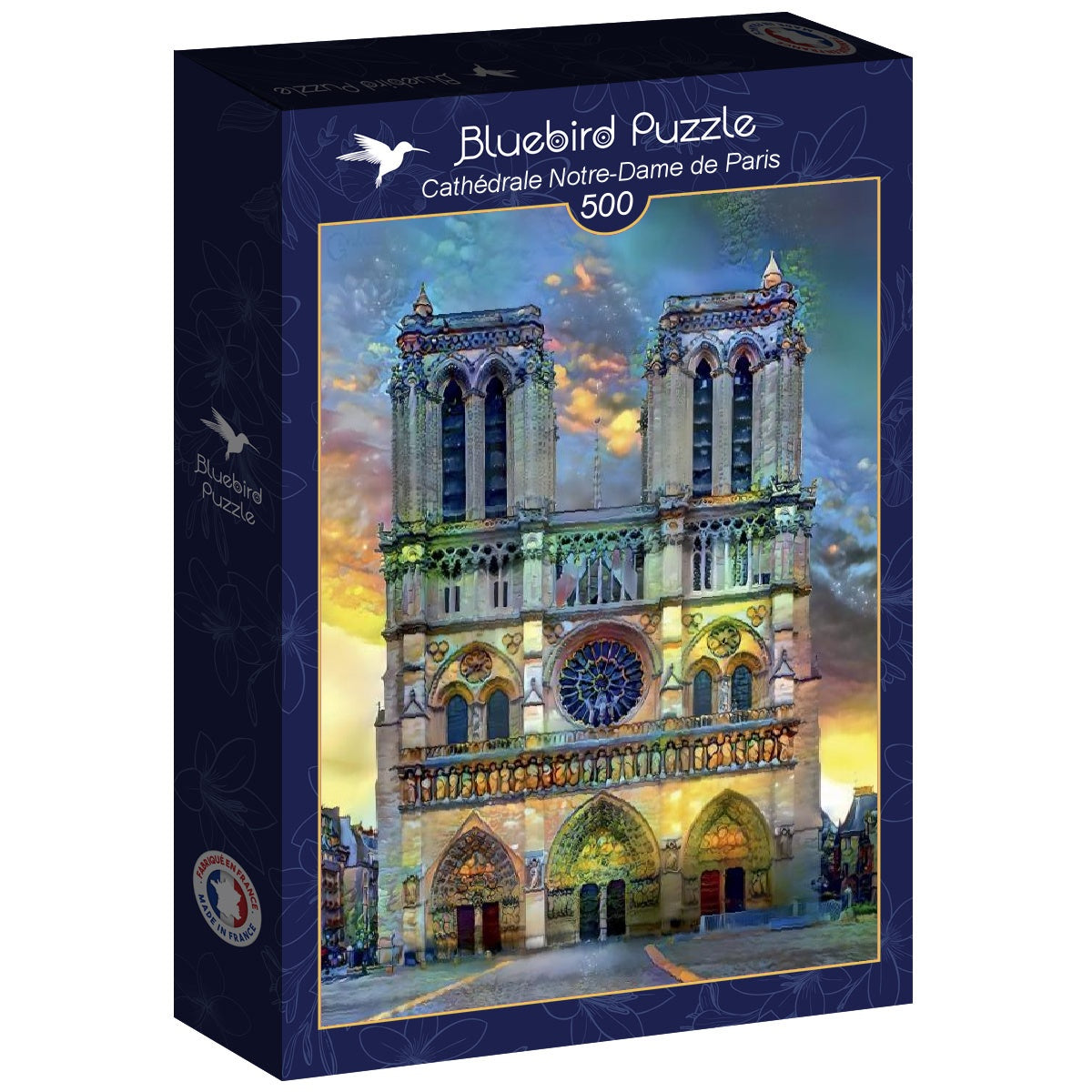 Bluebird - Cathedrale Notre Dame 500 Piece Jigsaw Puzzle image 0