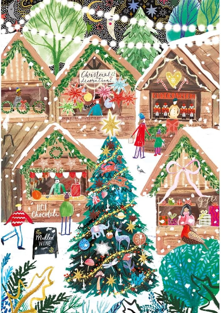 Gibson - Christmas in London 3 x 500 Piece Jigsaw Puzzle image 1
