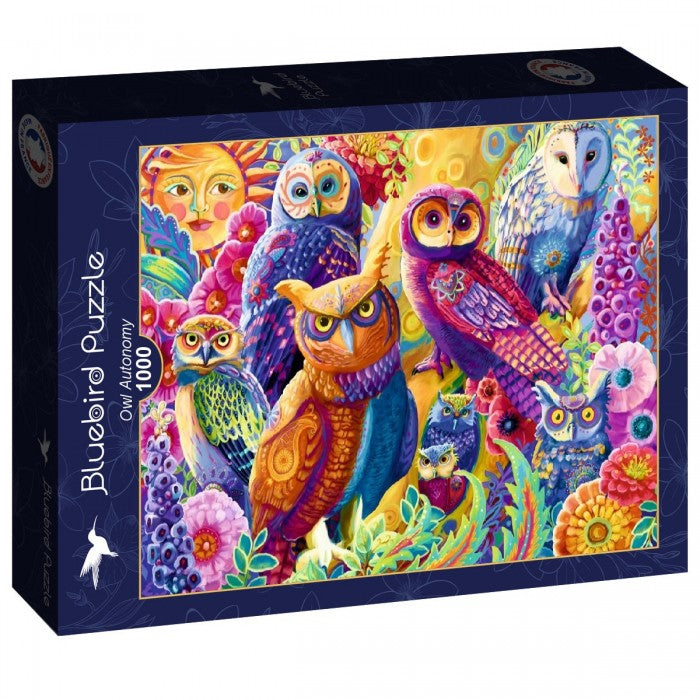 Bluebird - Owl Autonomy 1000 Piece Jigsaw Puzzle image 0