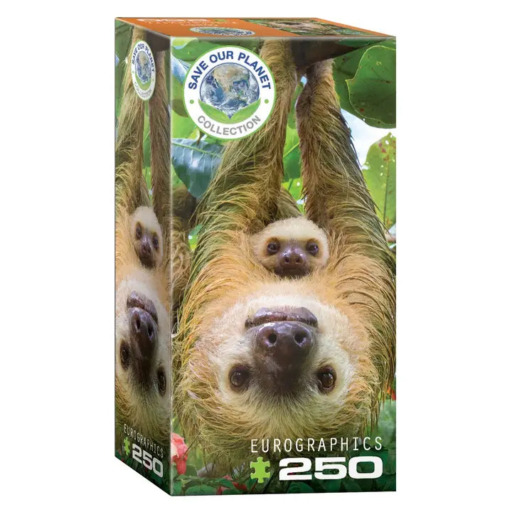 Eurographics - Sloths 250 Piece Jigsaw Puzzle image 0
