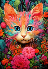Bluebird - Chaton Et Fleurs image 1