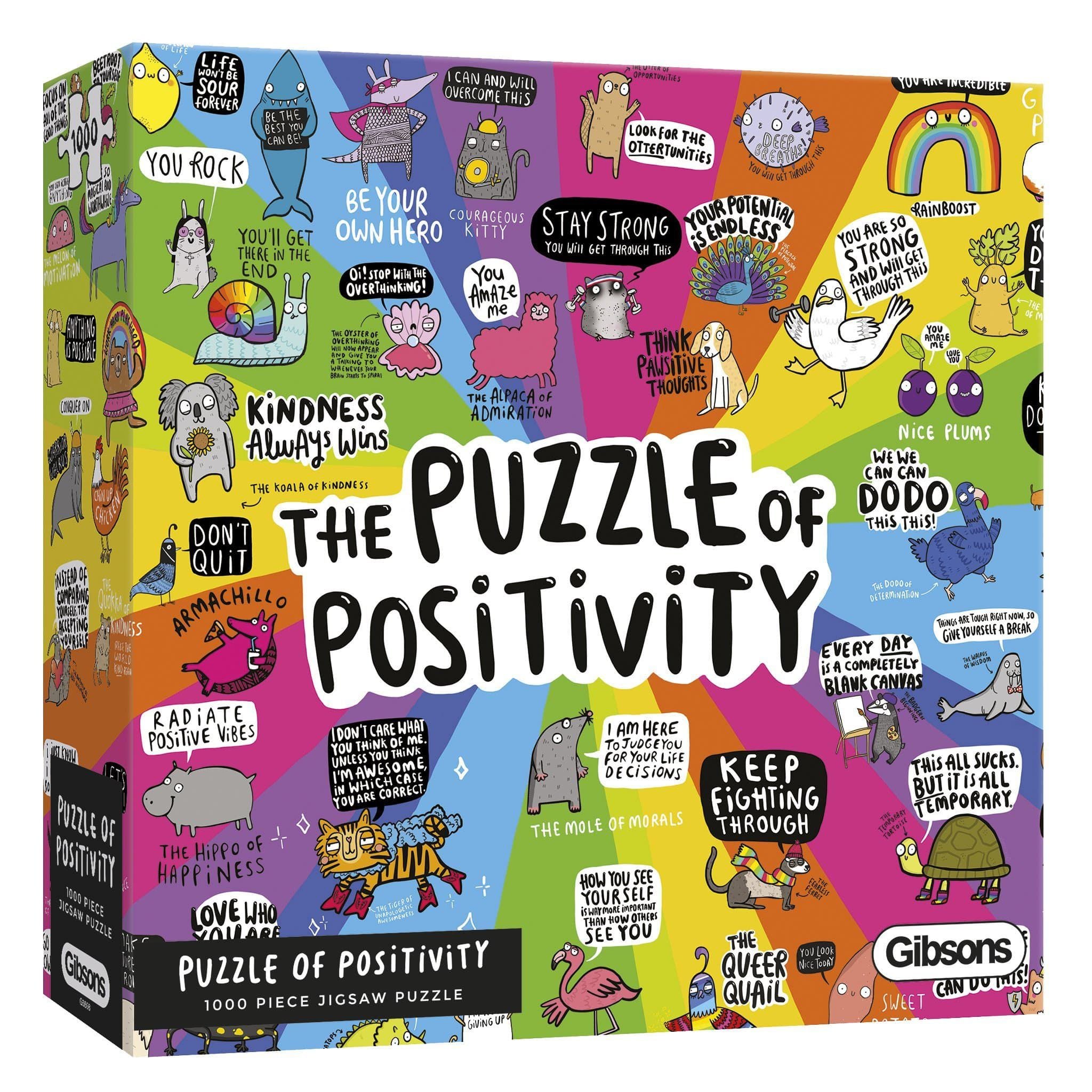 Gibson - Puzzle of Positivity 1000 Piece Jigsaw Puzzle image 0