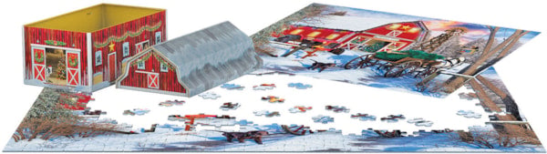 Eurographics - Holiday Farm Tin 550 Piece Jigsaw Puzzle image 2