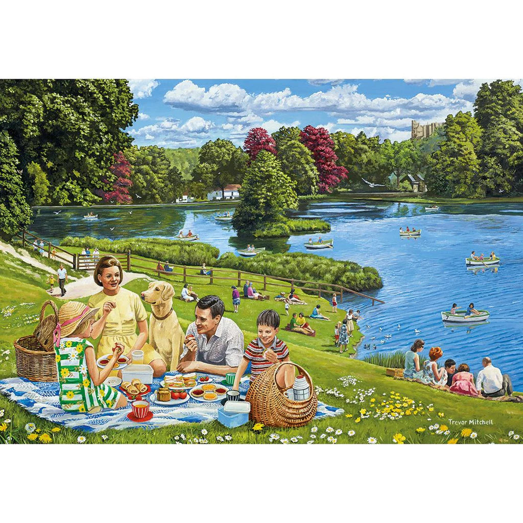 Gibson - Day Out with the Family - Gibson 4 x 500 Piece Jigsaw Puzzle image 3