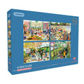 Gibson - A Dogs Life 4 x 500 Piece Jigsaw Puzzle image 0