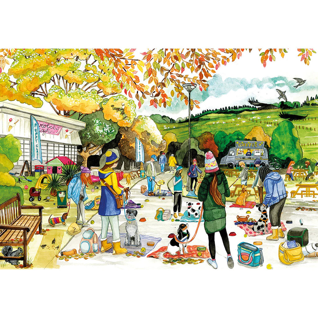 Gibson - A Dogs Life 4 x 500 Piece Jigsaw Puzzle image 4