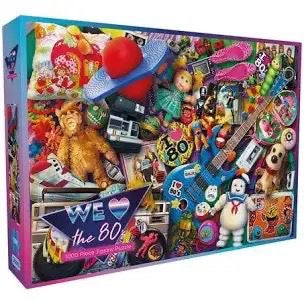 Gibson - We Love the 80's 1000 Piece Jigsaw Puzzle image 0
