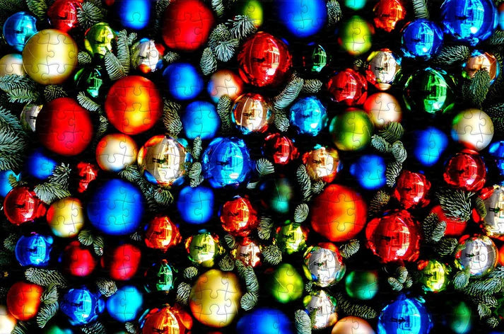 AJP - Christmas Baubles 1000 Piece Impossipuzzle Jigsaw