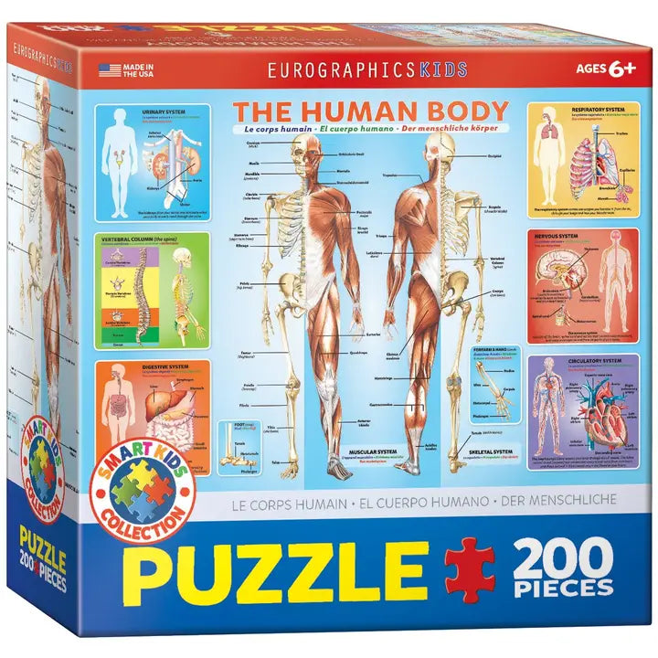 Eurographics - Human Body 200 Piece Jigsaw Puzzle image 0