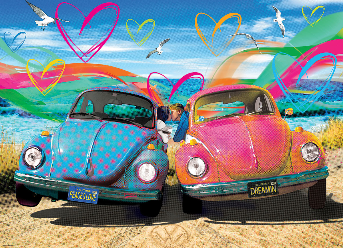 Eurographics - VW Beetle Love 1000 Piece Jigsaw Puzzle