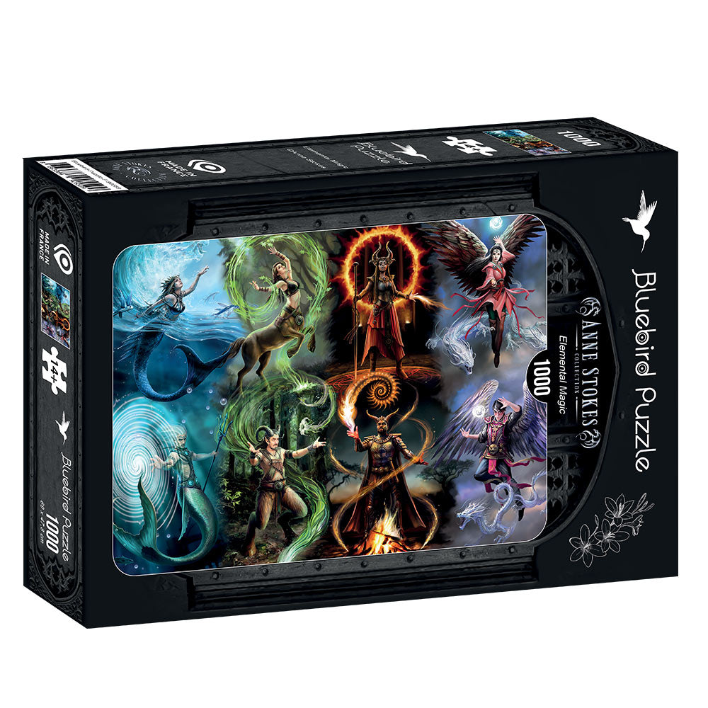 Bluebird - Anne Stokes, Elemental Magic 1000 Piece Jigsaw Puzzle