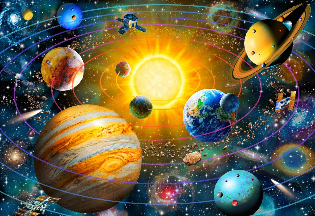 Bluebird - Ringed Solar System 260 Piece Jigsaw Puzzle