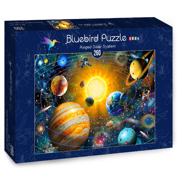 Bluebird - Ringed Solar System 260 Piece Jigsaw Puzzle