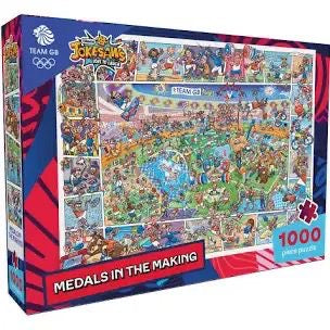 Gibson - "Jokesaws" Medals in the Making 1000 Piece Jigsaw Puzzle image 0