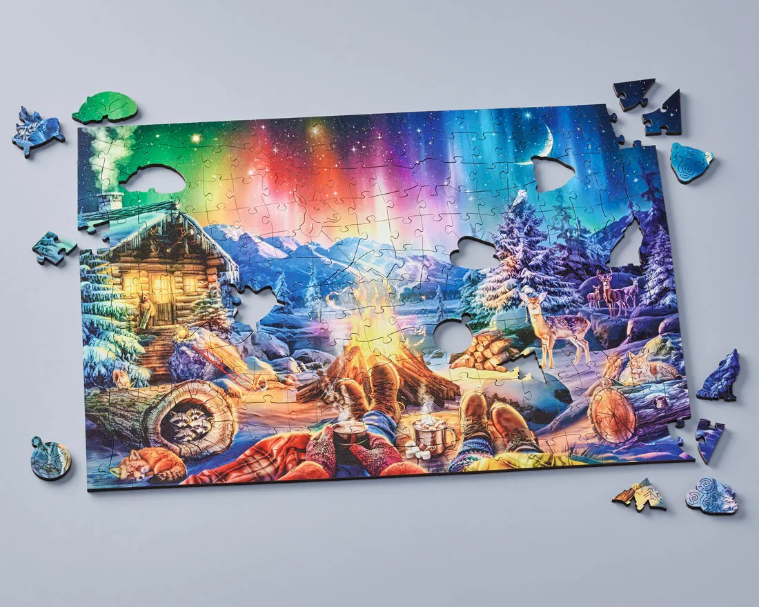 Winter Bonfire Night: 250 Pieces
