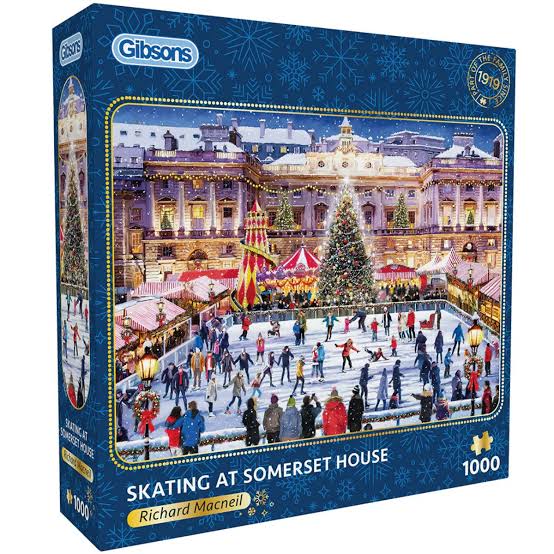 Gibson - Skating at Somerset House 1000 Piece Jigsaw Puzzle image 0