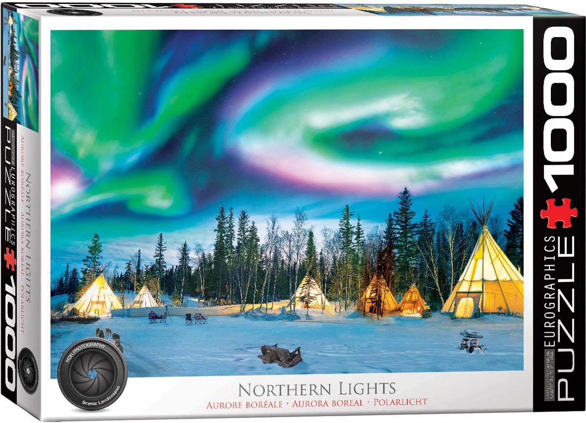 Eurographics - Northern Lights 1000 Piece Jigsaw Puzzle image 0