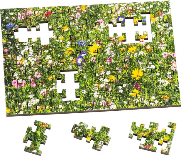 Wentworth - Colourful Meadow 40 Piece Wooden Jigsaw Puzzle