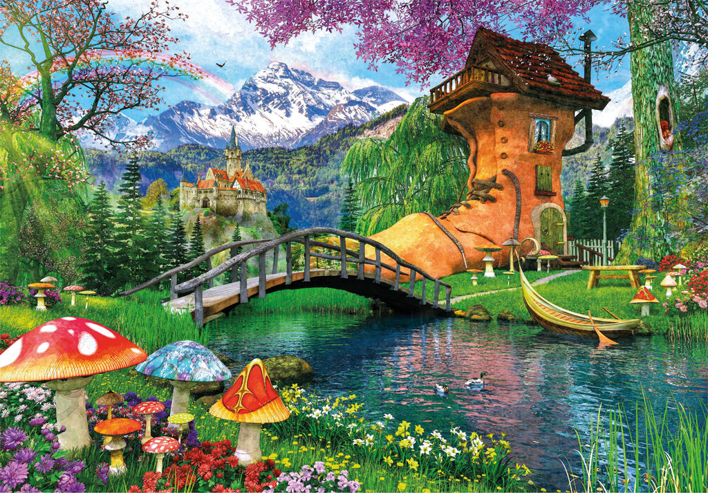 Clementoni - The Old Shoe House 500 Piece Jigsaw Puzzle image 1