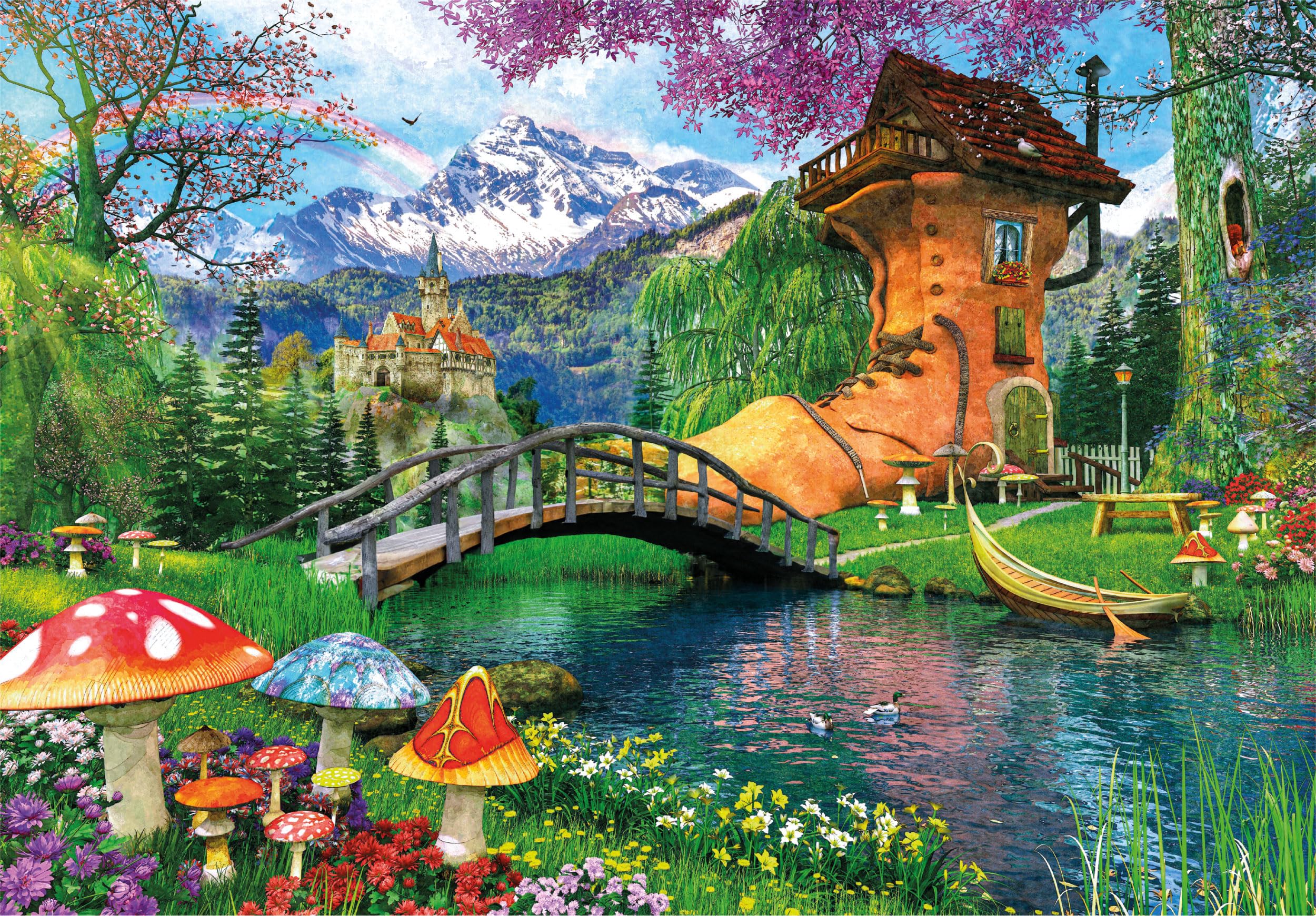 Clementoni - The Old Shoe House 500 Piece Jigsaw Puzzle image 1