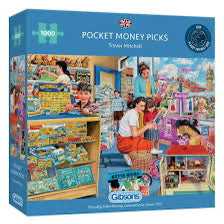 Gibson - Pocket Money Picks 1000 Piece Jigsaw Puzzle image 0