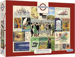 Gibson - Heritage Posters 1000 Piece Jigsaw Puzzle image 0