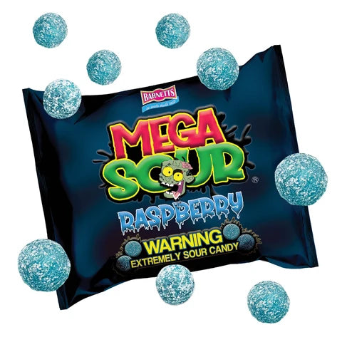 Barnett Mega Sour Raspberry - 104g