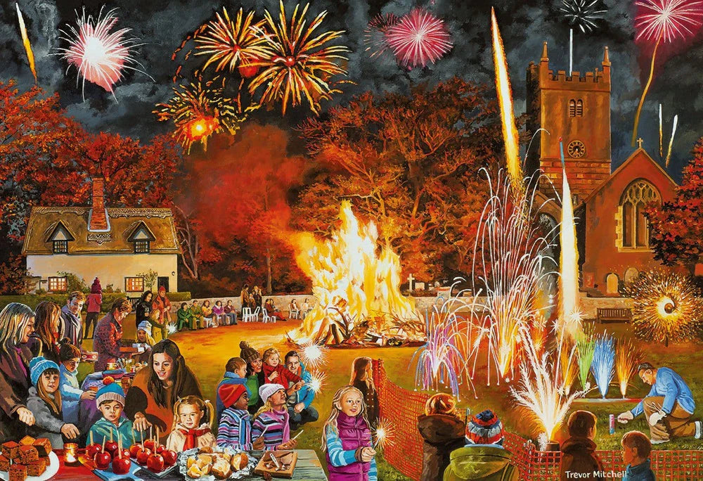 Gibson - Village Celebrations 4 x 500 Piece Jigsaw Puzzle image 3