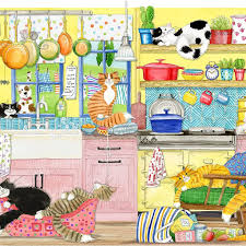 Gibson - Catastrophe Cottage 4 x 500 Piece Jigsaw Puzzle image 1