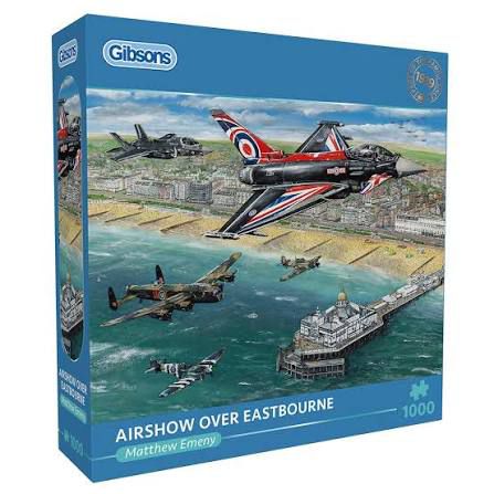 Gibson - Airshow Over Eastbourne 1000 Piece Jigsaw Puzzle image 0