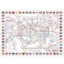 Gibson - London Tube Map 1000 Piece Jigsaw Puzzle image 1