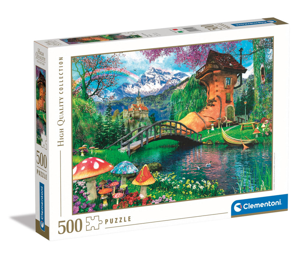 Clementoni - The Old Shoe House 500 Piece Jigsaw Puzzle image 0
