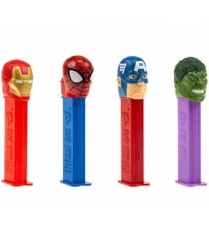 PEZ Marvel Dispenser & 2 Sweets Candy Packs 17g image 0