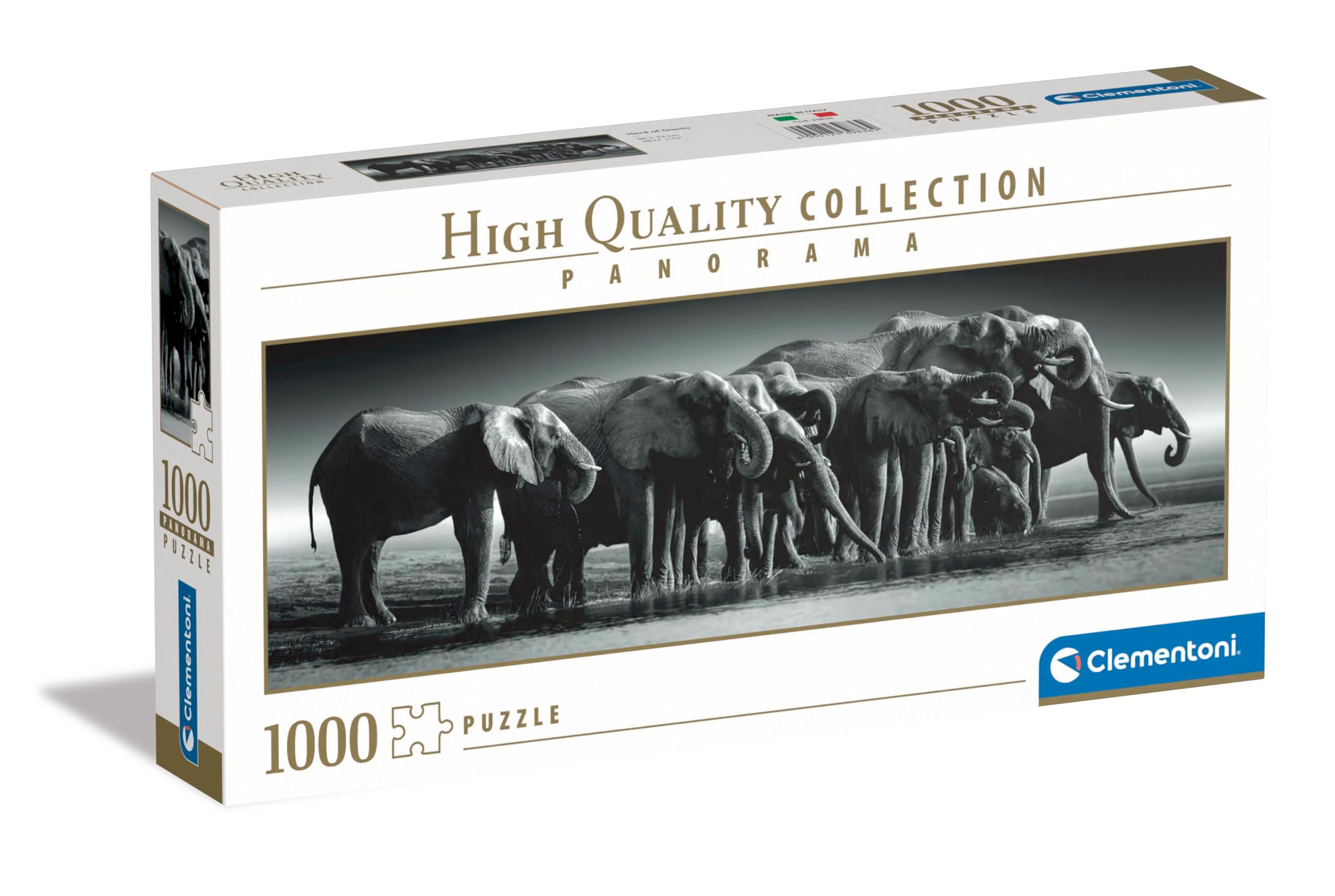 Clementoni - Herd of Giants Panorama 1000 Piece Jigsaw Puzzle image 0