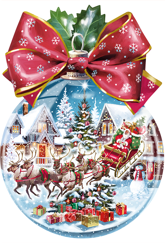 Christmas Eve Bauble Large Cracker: 140 Pieces
