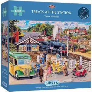 Gibson - Treats at the Station 1000 Piece Jigsaw Puzzle image 0