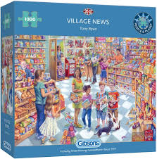 Gibson - Village News 1000 Piece Jigsaw Puzzle image 0