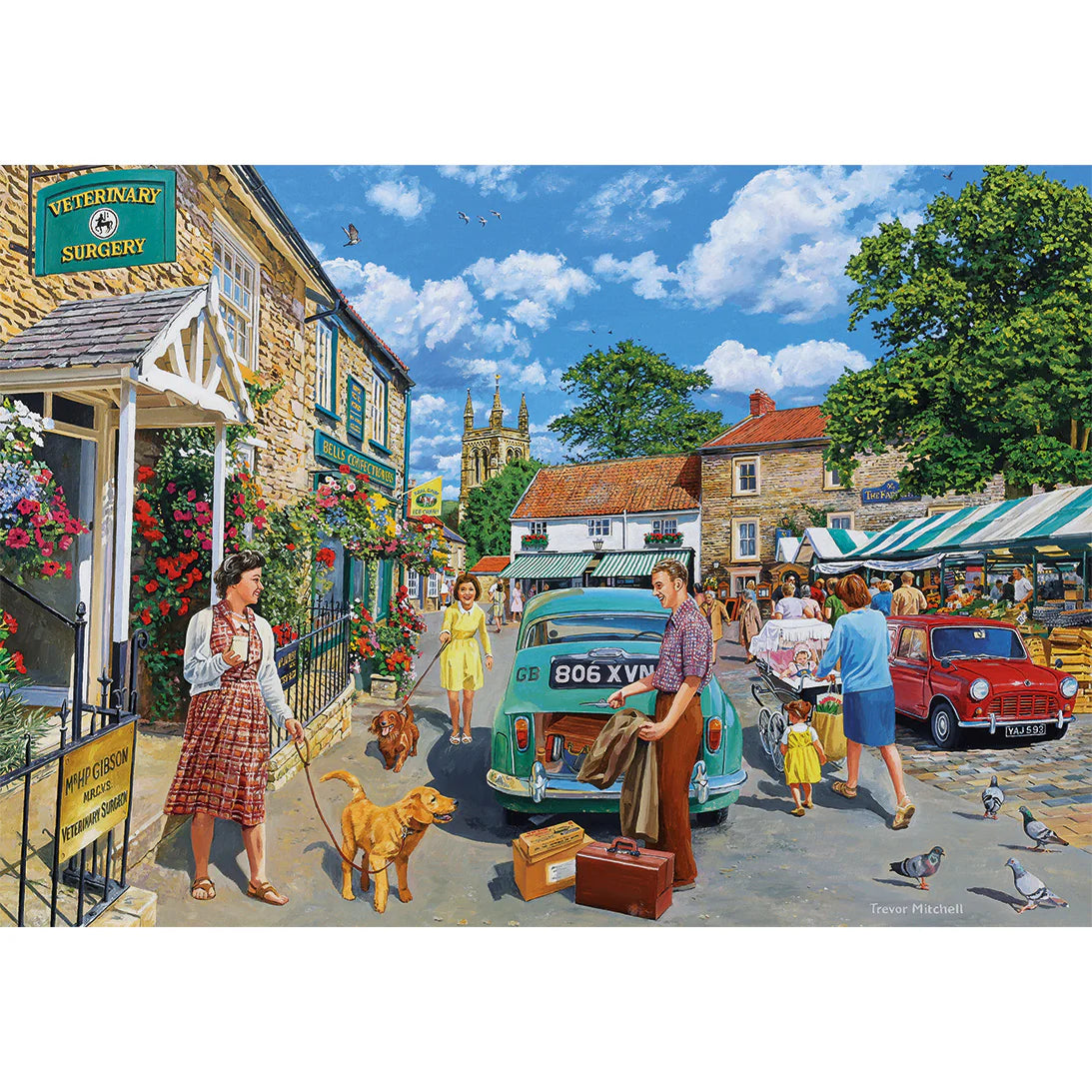 Gibson - Call the Vet 4 x 500 Piece Jigsaw Puzzle image 1