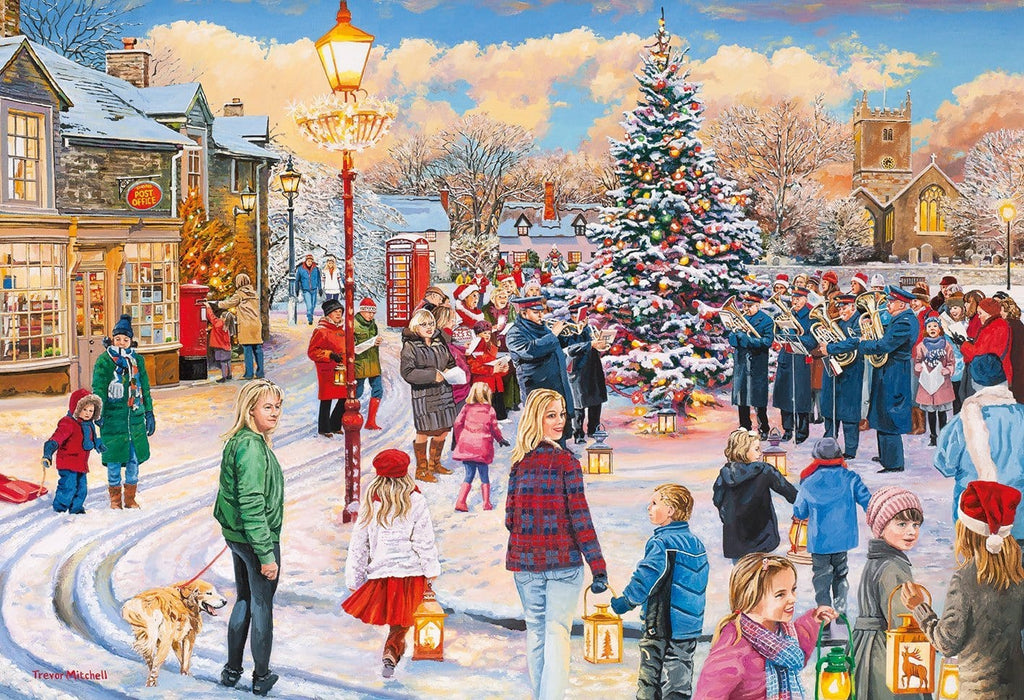 Gibson - Village Celebrations 4 x 500 Piece Jigsaw Puzzle image 2