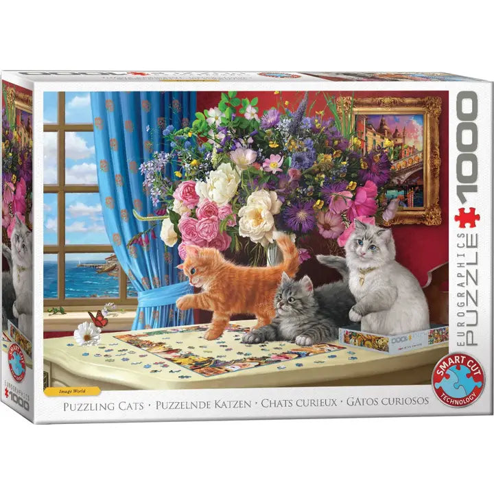 Eurographics - Puzzling Cats 1000 Piece Jigsaw Puzzle image 0