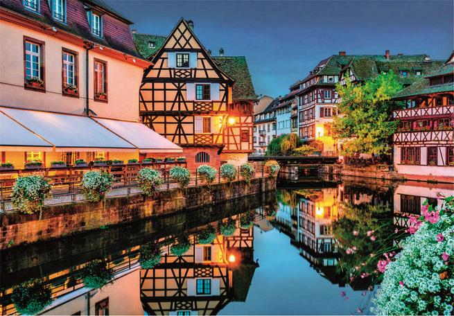 Clementoni - Strasbourg Old Town 500 Piece Jigsaw Puzzle