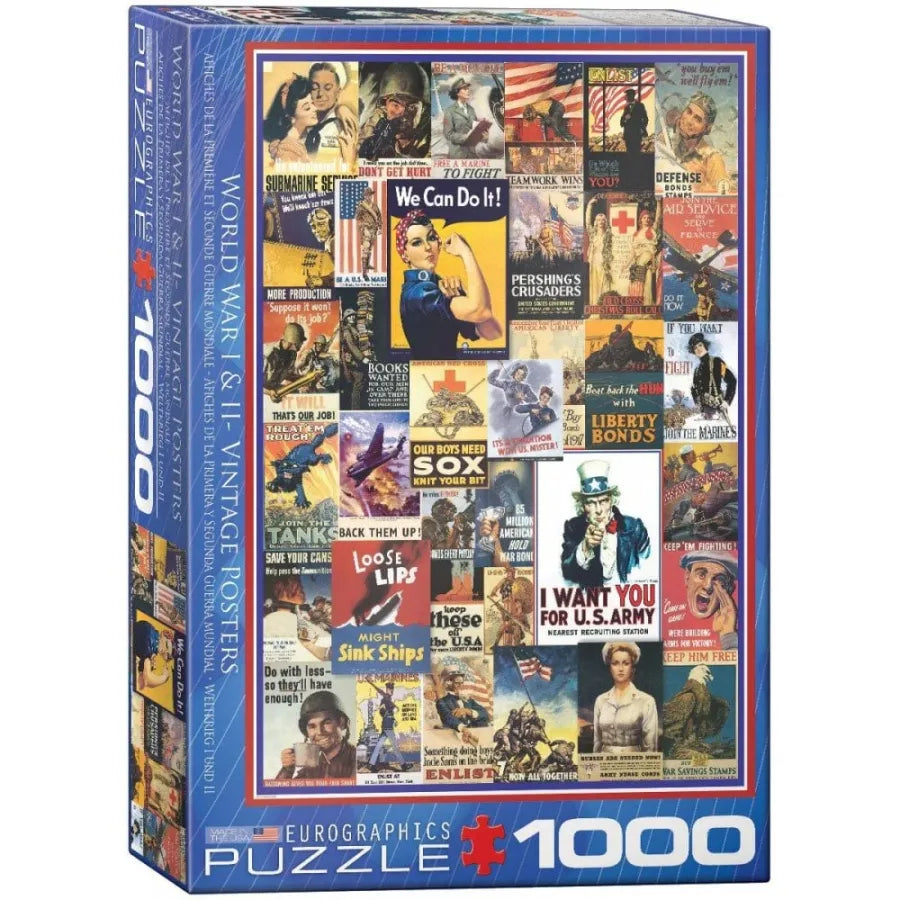 Eurographics - WW1 Vintage Posters 1000 Piece Jigsaw Puzzle