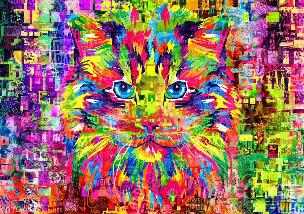 Bluebird - Wonderful Cat 1000 Piece Jigsaw Puzzle