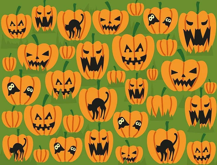 Halloween Pumpkins - 1000 Piece Impossipuzzle Jigsaw