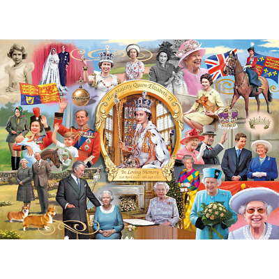 Gibsons - Queen Elizabeth II 1000 Piece Jigsaw Puzzle