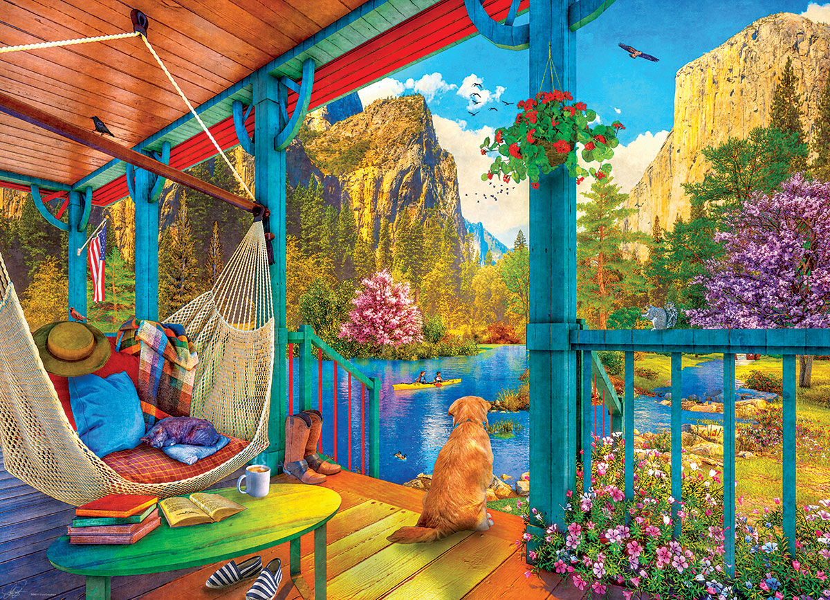 Eurographics - Hammock with A View 500 Piece Jigsaw Puzzle